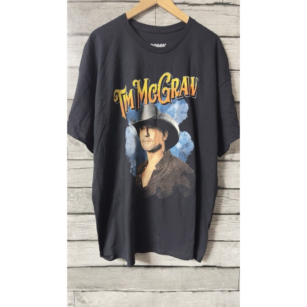 Tim McGraw 2023 Music Graphic Tour T-Shirt Size XXLarge